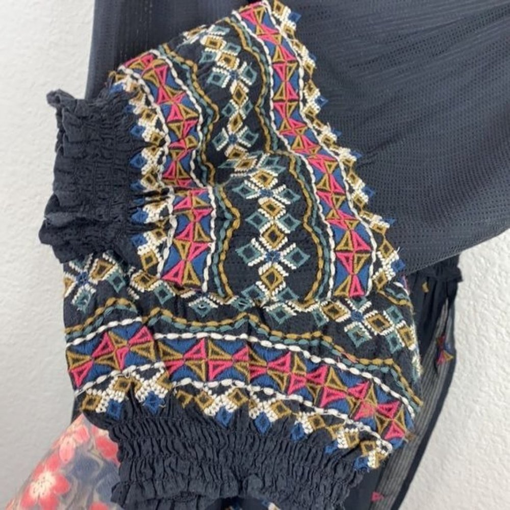 Free People Mykonos Embroidered kimono - Picture 5 of 9